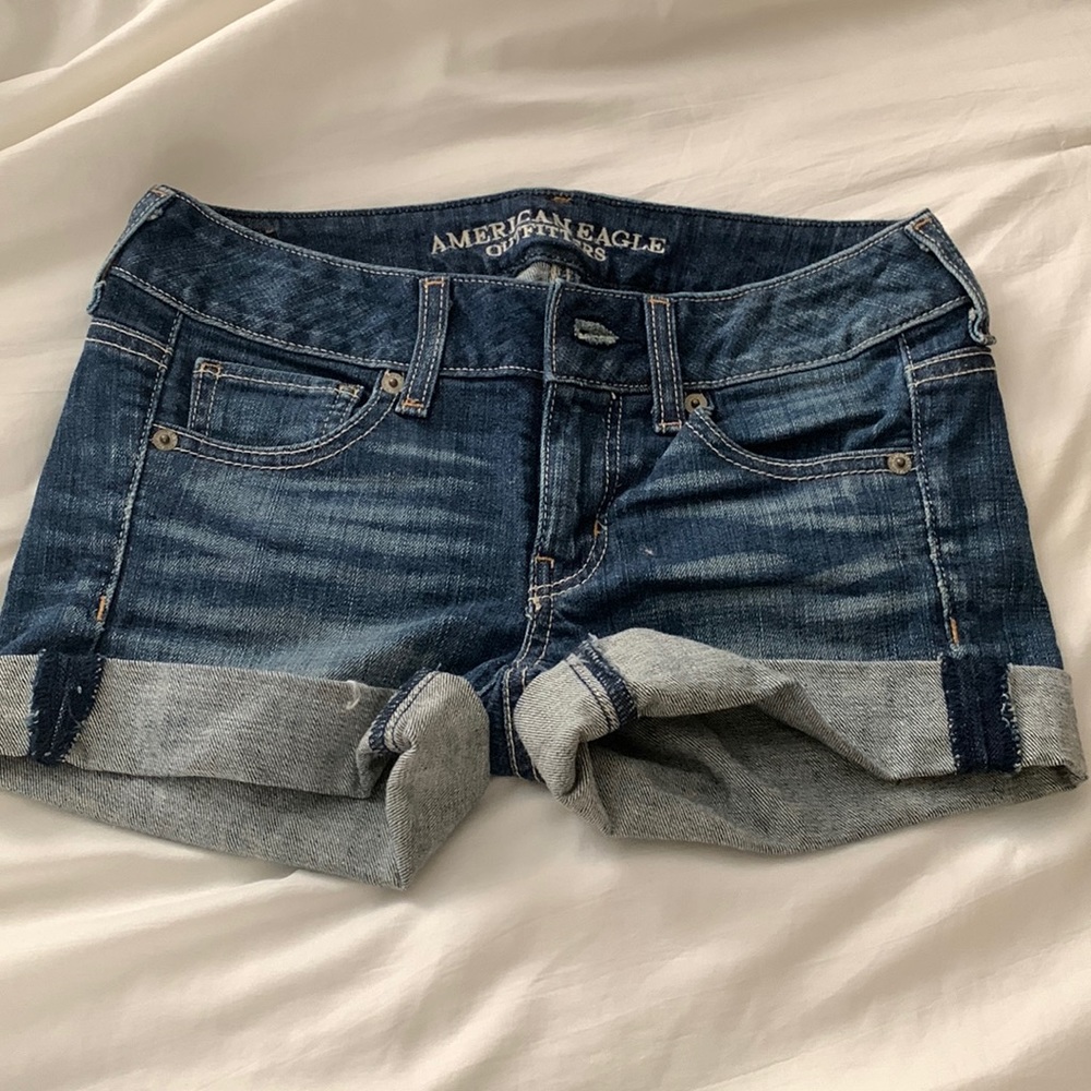American eagle denim cuff jeans